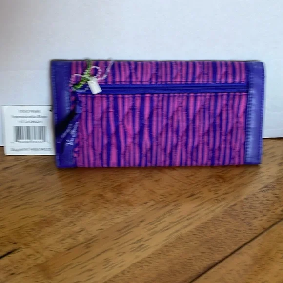 NWT Vera Bradley Purple Women's Wallet - Picture 2 of 5